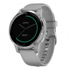 Умные часы Garmin Vivoactive 4s GPS, серебристый/серый